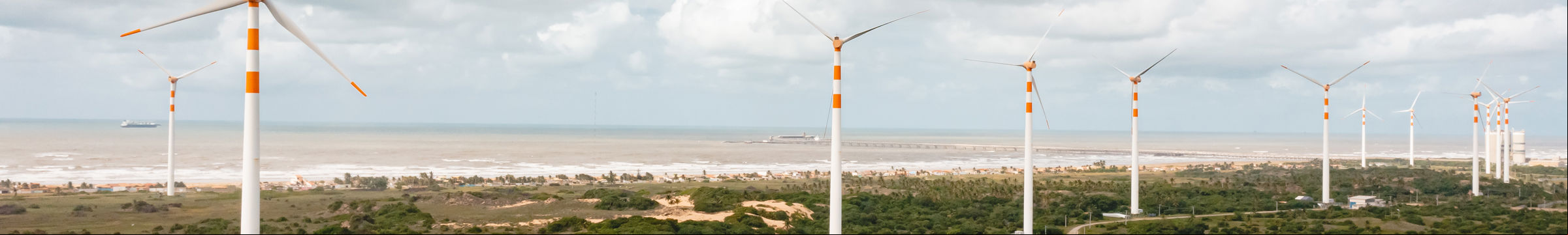 Parque Eólico na Bahia, Brasil